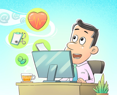 中国 職場の若者が「サイバー養生」に熱中