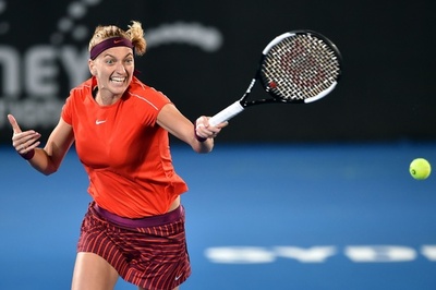 クビトバが全豪OPへ弾み、ケルバー破り4強 シドニー国際