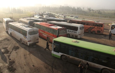 孤立したシリア4自治体から住民ら退避開始、カタールとイランが仲介