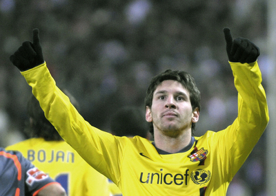 FCバルセロナ メッシのハットトリックでアトレティコ・マドリードに先勝、スペイン国王杯