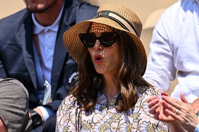 ナタリー・ポートマンさん、全仏テニスを観戦