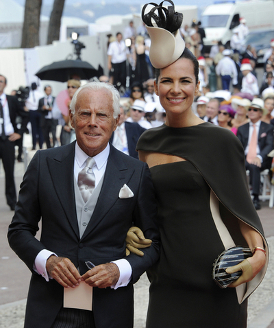 モナコ公国結婚式、アルマーニやカール、ナオミなども出席