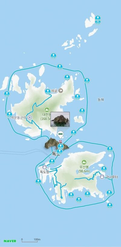 韓国ネイバー、実効支配・竹島の「海中を覗き見る」という微妙なサービス