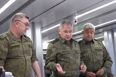 ロシア国防相、ワグネル反乱後初めて公の場に 軍司令部視察