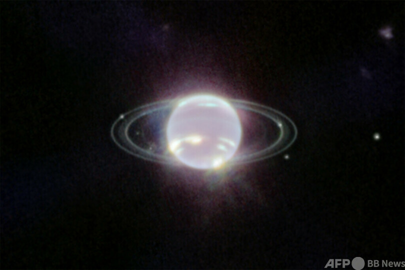 海王星の輪 ウェッブ宇宙望遠鏡が撮影