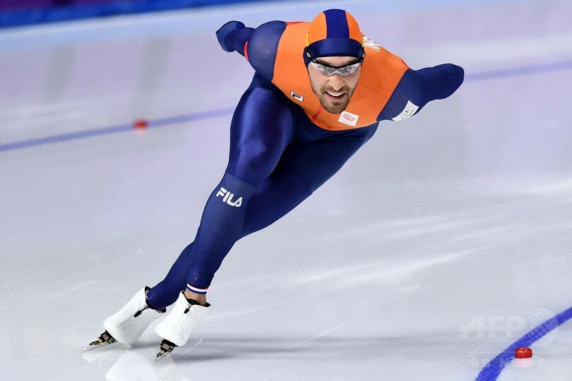 オランダ勢がワンツーフィニッシュ、スピードスケート男子1500m