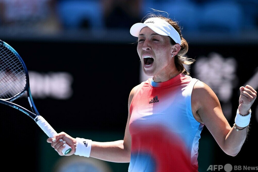 ペグラが第5シードのサッカリ撃破、全豪OP2年連続8強 写真7枚 国際ニュース：AFPBB News