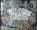 別の絵画が隠れていたことが判明したパブロ・ピカソ（Pablo Picasso）作の「青い部屋（Blue Room）」（2014年6月17日提供）。(c)AFP/HO/THE PHILLIPS COLLECTION