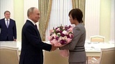 動画：プーチン氏、安倍昭恵さんと面会　モスクワの大統領府で