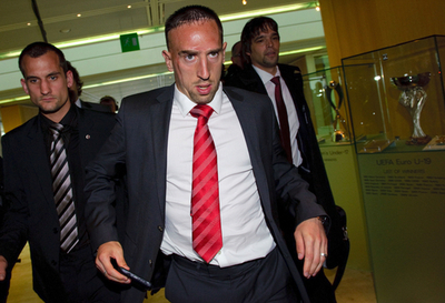 UEFA リベリの処分を軽減せず