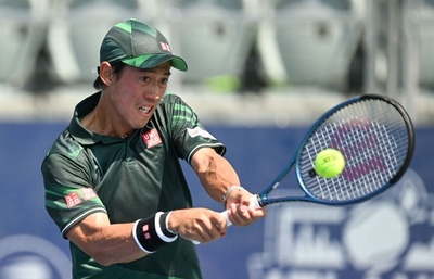 錦織圭がツアー復帰戦で勝利、アトランタOP