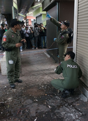 タイ首都のデモ隊にまた爆発物、28人負傷