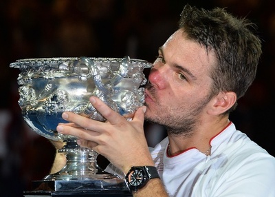 ワウリンカがナダル下し四大大会初制覇、全豪オープン