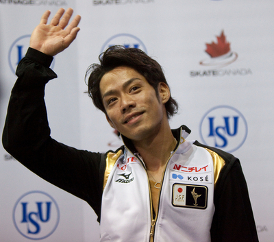 高橋2位、鈴木は4位発進 スケートカナダ