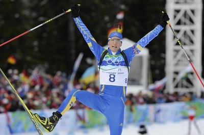 フェリが12.5キロ追い抜きで金、バンクーバー冬季五輪