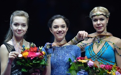16歳のメドベデワが欧州選手権初優勝、ロシア勢が表彰台を独占