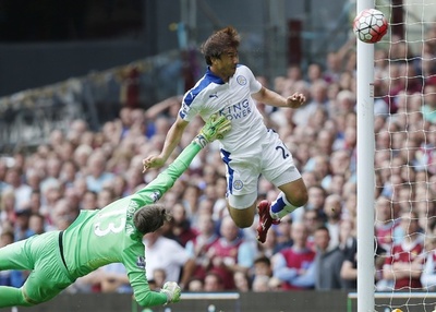 岡崎がプレミア初ゴール、レスターは連勝スタート