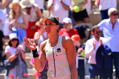 ハダード・マイア、ブラジル女子55年ぶりのGS8強 全仏OP