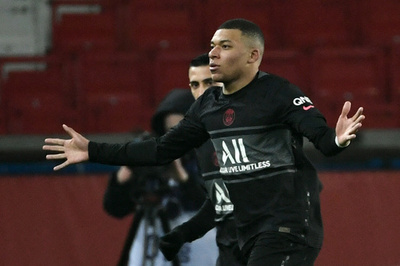 PSGがブレスト下し首位快走、エムバペが先制ゴール