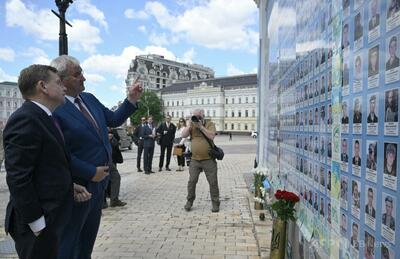 プーチン氏はウクライナ全土を「征服」したい キーウ訪問のドイツ外相