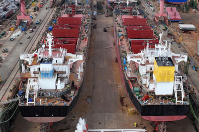 中国造船企業が国内最高額の受注