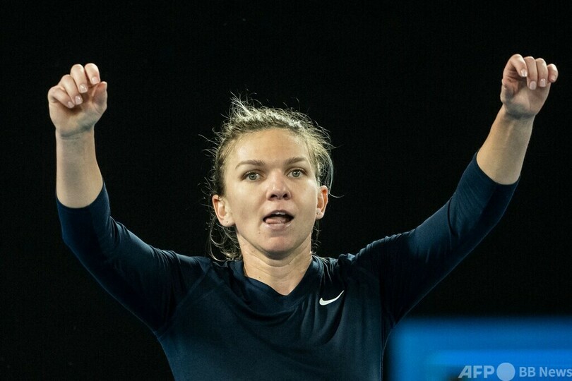 ハレプ、激闘制して4強入り 大坂出場の全豪OP前哨戦