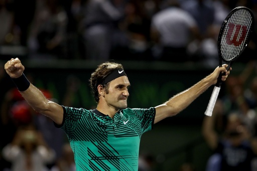 フェデラーがキリオスとの激闘制す、マイアミOP決勝でナダルと対決