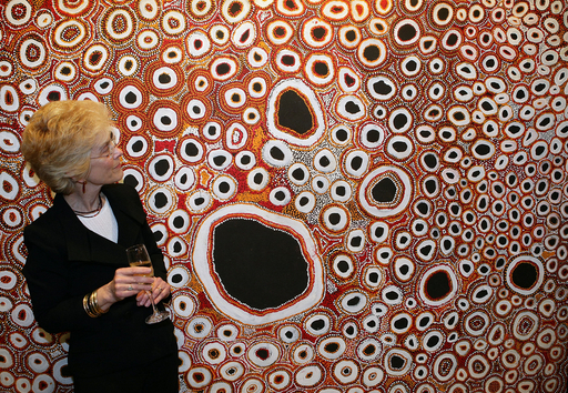 Sabrina Nangala Robertson作 アボリジニアート③ Sabrina Nangala Robertson作 アボリジニアート③ Sabrina Nangala