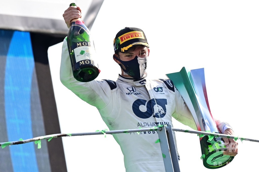 ガスリーが悲願の初優勝、大荒れのイタリアGP制す 写真20枚 国際ニュース:AFPBB News