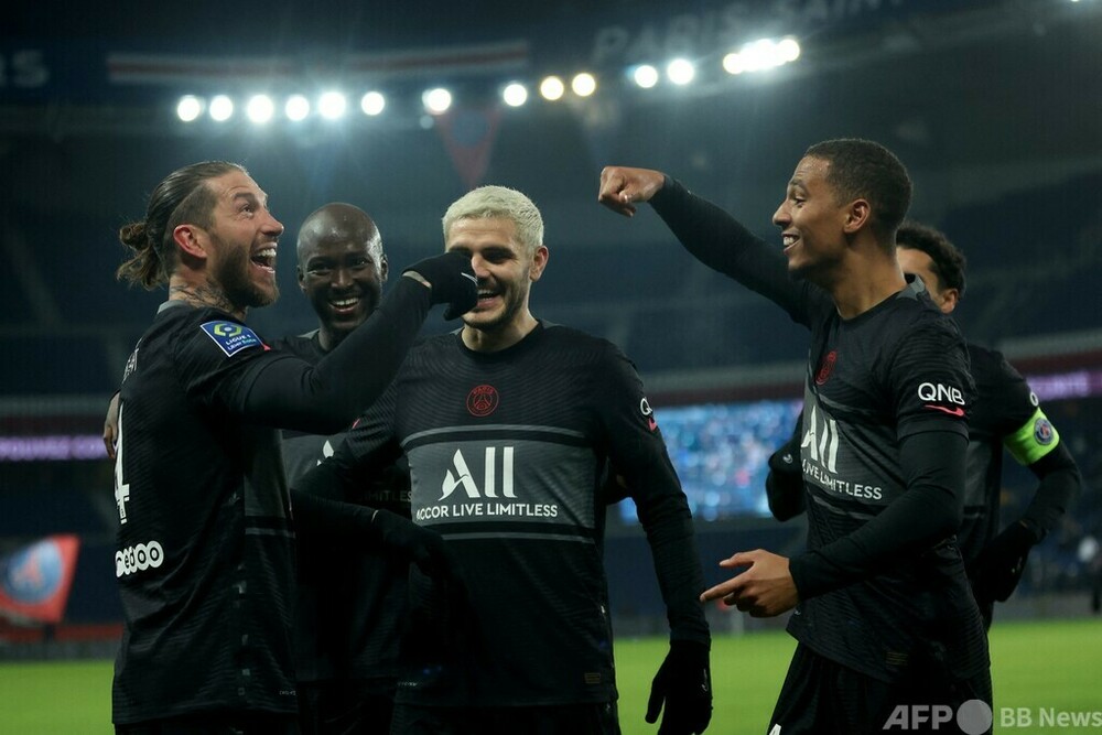 メッシ復帰のPSGが4発快勝 セルヒオ・ラモスに初ゴール 写真8枚 国際
