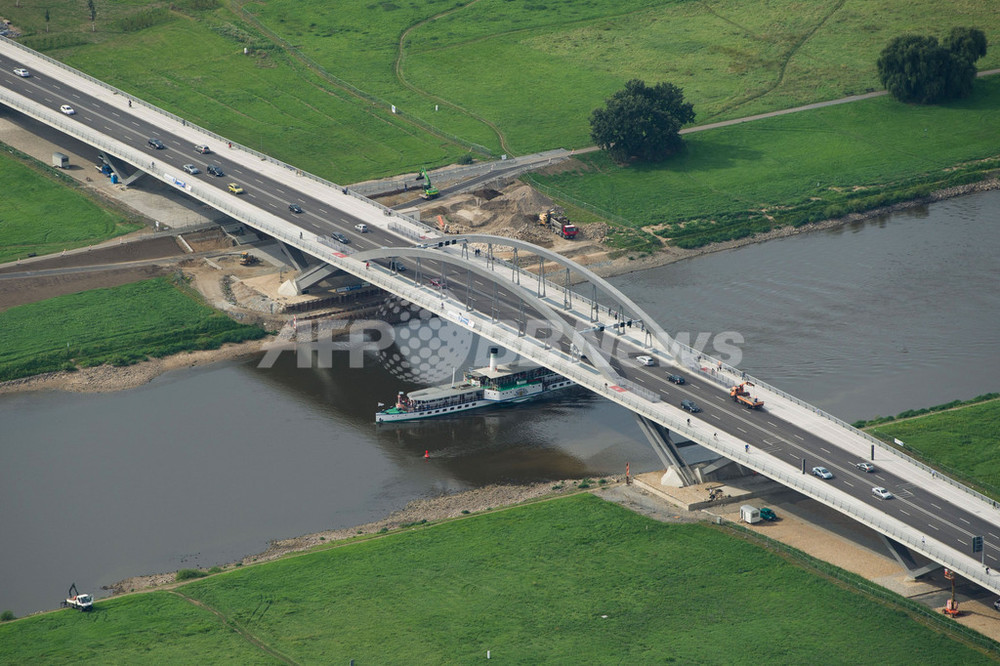 エルベ渓谷の世界遺産登録抹消の原因の橋が開通、ドレスデン 写真4枚 国際ニュース：AFPBB News