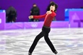 平昌冬季五輪、フィギュアスケート団体戦、男子シングル・ショートプログラム（SP）の演技に臨むチャ・ジュナン（2018年2月9日撮影）。(c)AFP PHOTO / Mladen ANTONOV