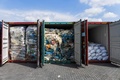 マレーシア・クアラルンプール西部のポートクランで、輸出国への返送を前に撮影されたプラスチックごみが詰められたコンテナ（2019年5月28日撮影）。(c)Mohd RASFAN / AFP