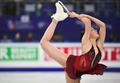 フィギュアスケート四大陸選手権、女子シングル・ショートプログラム（SP）の演技に臨む本郷理華（2017年2月16日撮影）。(c)AFP/KIM DOO-HO