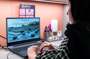 アフガン避難民女性のバーチャルツアー 美しい祖国を世界へ