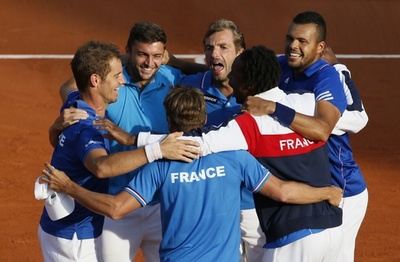 フランス、王者チェコに3連勝で決勝へ デビス杯