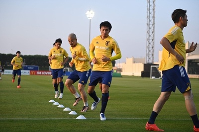 W杯日本代表が調整 23日にドイツと初戦