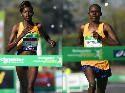 ケニア勢の夫婦がアベック優勝！パリ・マラソン