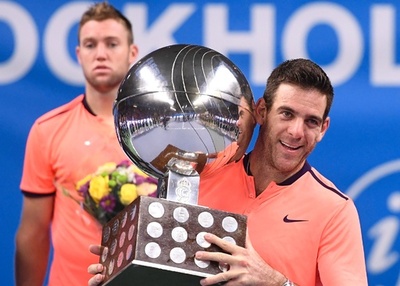 デルポトロが約3年ぶりのツアー優勝、度重なる故障から復活 ストックホルム・オープン