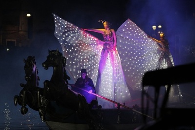 【写真特集】水上の仮面舞踏会、伊ベネチアで伝統のカーニバル