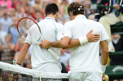 フェデラーがジョコビッチを破り決勝進出、ウィンブルドン選手権