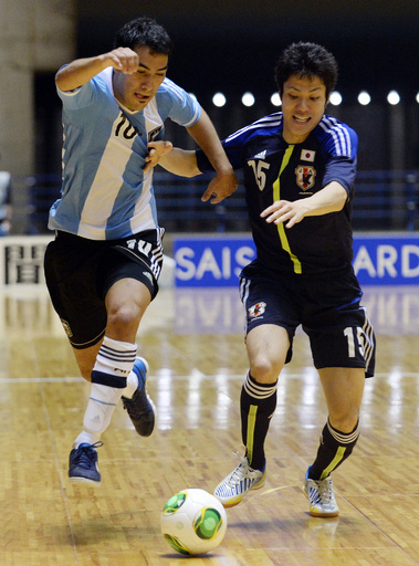 フットサル日本代表、親善試合でアルゼンチン代表に敗れる