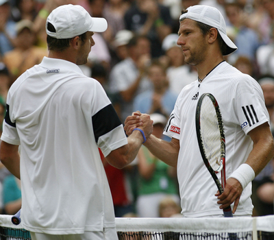 ロディック メルツァーを破り4回戦へ、ウィンブルドン選手権