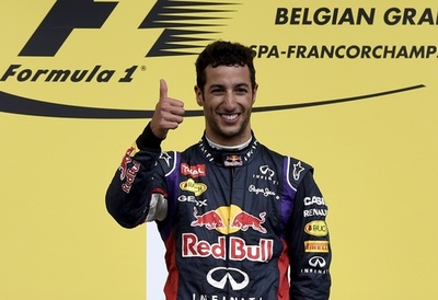 リカルドが今季3勝目、ロズベルグはハミルトンと遺恨残す ベルギーGP