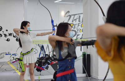 アーチェリーは中国長春で静かなブームとなっている