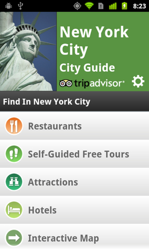 トリップアドバイザー、アンドロイド携帯向け無料旅行ガイド発表 20都市対応