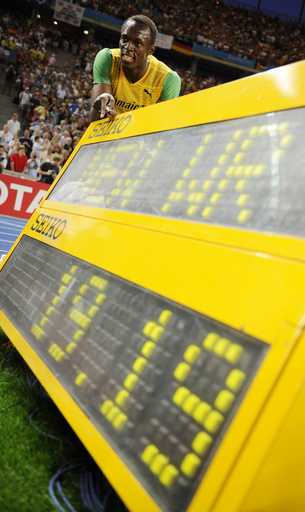 世界陸上でボルトの記録更新なるか？陸上男子の世界記録一覧