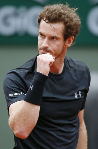 クレーコート絶好調のマレーが3回戦へ、全仏オープン