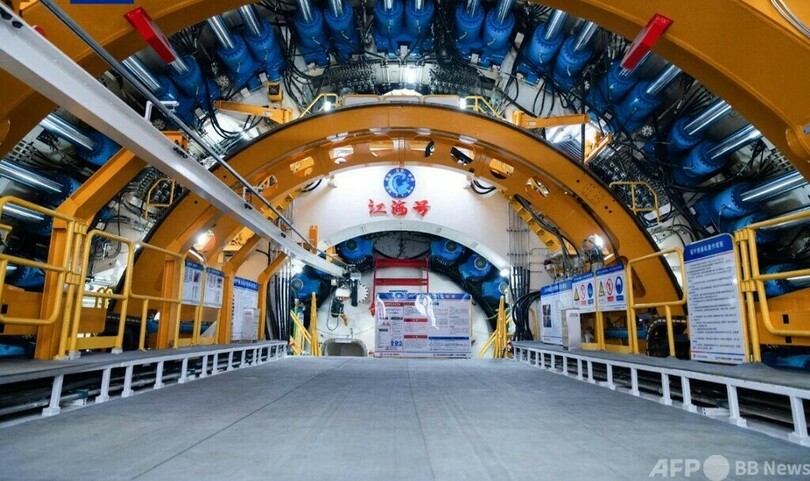 中国長江河口トンネル シールドマシン「江海号」の掘進距離が3000メートルに