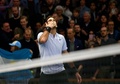 男子テニス、ストックホルム・オープン、シングルス決勝。勝利を喜ぶファン・マルティン・デルポトロ（2017年10月22日撮影）。(c)AFP/Jonathan NACKSTRAND